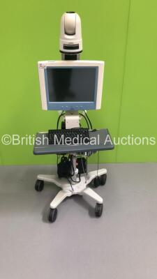 Viasys Healthcare POC-155 DC Monitor on Stand (HDD REMOVED)