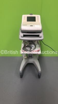 Philips PageWriter Trim III ECG Machine on Stand with 10 Lead ECG Leads (Powers Up) (GL)