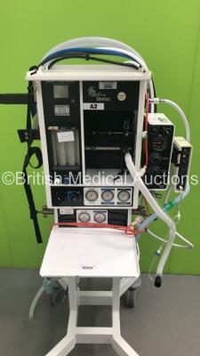 Blease Frontline Genius Anaesthesia Machine with Blease 2200 Ventilator, Blease Alarm and Hoses - 2