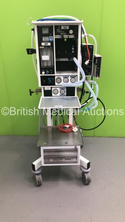 Blease Frontline Genius Anaesthesia Machine with Blease 2200 Ventilator, Blease Alarm and Hoses