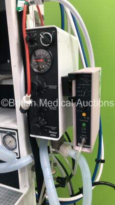 Blease Frontline Genius Anaesthesia Machine with Blease 2200 Ventilator, Blease Alarm and Hoses - 3