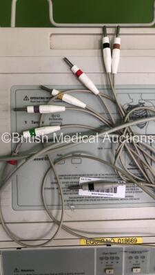 Agilent PageWriter 100 ECG Machine with 10-Lead ECG Lead (Powers Up) * SN CND4753942 * - 4