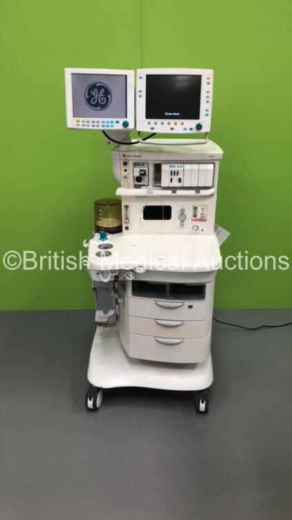 Datex-Ohmeda Aisys Anaesthesia Machine Software Version 6.10 with Datex-Ohmeda Anaesthesia Monitor, Datex-Ohmeda Module Rack with E-CAiOV Gas Module with Spirometry Option, D-Fend Water Trap, E-PRESTN Multiparameter Module with SPO2, T1-T2, P1-P2, NIBP an