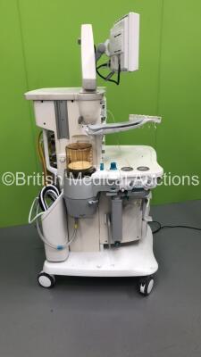 Datex-Ohmeda Aisys Anaesthesia Machine with Datex-Ohmeda Anaesthesia Monitor, Datex-Ohmeda Module Rack with E-CAiOV Gas Module with Spirometry Option, D-Fend Water Trap, E-PRESTN Multiparameter Module with SPO2, T1-T2, P1-P2, NIBP and ECG Options, Bellows - 7