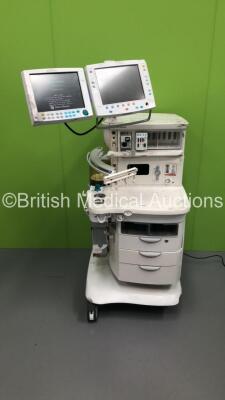 Datex-Ohmeda Aisys Anaesthesia Machine with Datex-Ohmeda Anaesthesia Monitor, Datex-Ohmeda Module Rack with E-CAiOV Gas Module with Spirometry Option, D-Fend Water Trap, E-PRESTN Multiparameter Module with SPO2, T1-T2, P1-P2, NIBP and ECG Options, Bellows