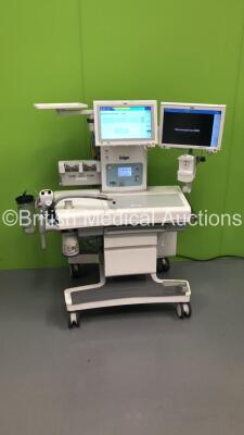 Drager Perseus A500 Anaesthesia Machine Ref MK06000-33 Software Version 1.13 Build 9693 with Drager Infinity C500 Monitor, Absorber, Hoses and Accessories (Powers Up) *S/N ASKE-0038* **Mfd 2017** - 9