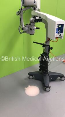 Zeiss OPMI Lumera Surgical Microscope with Zeiss F-170 Binoculars, 2 x Zeiss 10x Eyepieces and Zeiss f200 Lens on Zeiss S7 Stand and Footswitch (Powers Up with Good Bulb) *FS0182580* - 8