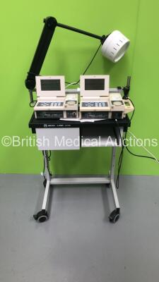 2 x EMS Medi-Link System Control Modules with 1 x Transducer on Table (Both Power Up)