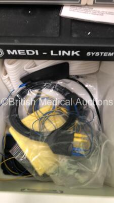 2 x EMS Medi-Link System Control Modules with 1 x Transducer on Table (Both Power Up) - 7