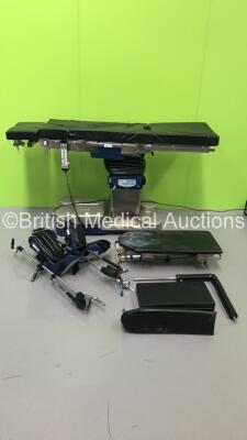 Maquet AlphaMaxx Electric Operating Table Model 1133.02B2 with Cushions, Controller and Accessories (Powers Up Via Button - Remote Not Working) *S/N 00709* **Mfd 2004**