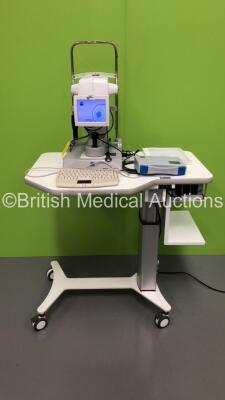 Zeiss IOL Master 500 Ref 1692-983 on Motorized Table with Test Eye (Powers Up) *S/N 117519* **Mfd 2014***