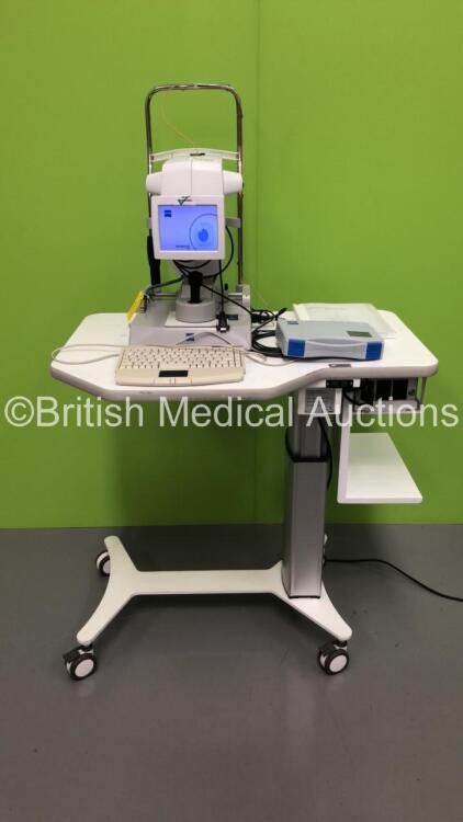 Zeiss IOL Master 500 Ref 1692-983 on Motorized Table with Test Eye (Powers Up) *S/N 117519* **Mfd 2014***