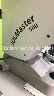Zeiss IOL Master 500 Ref 1692-983 on Motorized Table with Test Eye (Powers Up) *S/N 117519* **Mfd 2014*** - 6