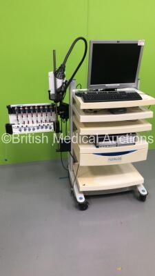 Flexilog Trolley with Monitor and Accessories (HDD REMOVED) - 2