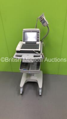 GE MAC 5500 HD ECG Machine on Stand with 1 x 10-Lead ECG Lead (Powers Up) * SN SGM13196725PA * * IR053 *