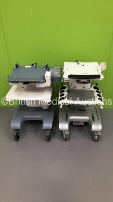 1 x GE Vivid i SafeLock Cart * Mfd 2011 * and 1 x GE Voluson Dock Cart * Mfd 2008 *