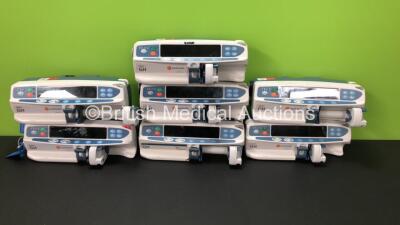 7 x Alaris GH Syringe Pumps, 6 x Carefusion x 1 x Cardinal Health (Some Casing Damage - See Photos)