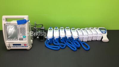 Mixed Lot Including 1 x Haag-Streit Bern Tonometer T 90046755, 1 x Baxter Colleague, 5 x Covidien Genius Tympanic Thermometers, 5 x Braun Welch Allyn Thermometers and 1 x Welch Allyn SureTemp Plus