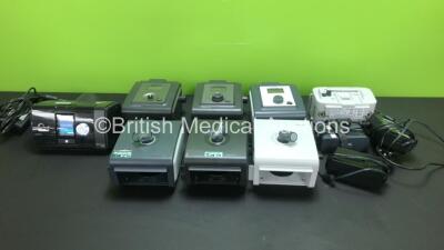 Job Lot Including 1 x ResMed AirSense 10 Elite CPAP (No Power Supply) 3 x Philips Respironics REMstar Pro C-Flex + Units with 2 x Power Supplies, 3 x Respironics System One Humidifiers and 1 x Respironics Ref.1096770 *17715 - 22646 - 15799 - 15140 - 22997