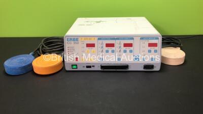 ERBE ICC 350 Electrosurgical Diathermy Unit with 2 x Footswitches (Powers Up with Blank Display)
