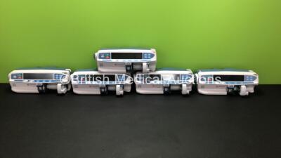 5 x Carefusion Alaris CC Syringe Pumps (All Draw Power, Do Not Turn On) *800315418 - 800315343 - 800303889 - 800303901 - 800303864*