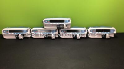 5 x Carefusion Alaris CC Syringe Pumps (All Draw Power, Do Not Turn On) *800306478 - 800315348 - 800315336 - 800315334 - 800315356*