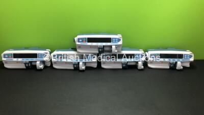 5 x Carefusion Alaris CC Syringe Pumps (All Draw Power, Do Not Turn On) *800309715 - 800315322 - 800315325 - 800315420 - 800315314*