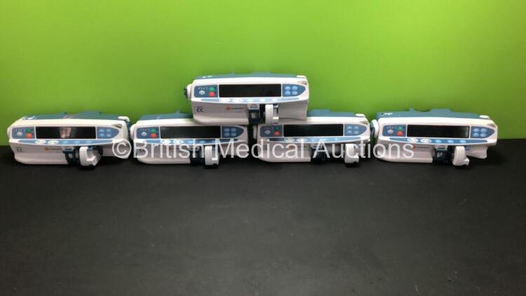 5 x Carefusion Alaris CC Syringe Pumps (All Draw Power, Do Not Turn On) *800309713 - 800303903 - 800315331 - 800315338 - 800315293*