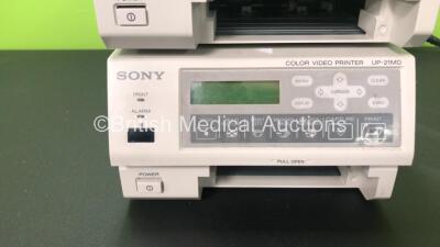 2 x Sony UP-21MD Color Video Printers (1 Powers Up, 1 No Power, Both with Missing Cassettes-See Photos) - 3