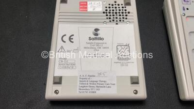 2 x Saltillo Model CB-CE Hearing Amplifier Units with 2 x AC Power Supplies (Both Power Up) 1 x Listentome Model LTM-1001 Hearing Recorder with AC Power Supply (Powers Up) 1 x Unlimiter AAC Hearing Unit (Untested Due to No Power Supply) - 6