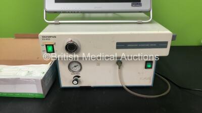 Mixed Lot Including 10 x Ref PB21122 Endotracheal Tubes *All Out of Date* 1 x Shuttle Monitor (Untested Due to No Power Supply) 1 x Olympus EU-M30 Light Source (Powers Up) 1 x Dyonics IntelliJET Suction Unit (Powers Up) - 3