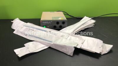 Mixed Lot Including 1 x Olympus TSH Telescope Heater and Large Quantity of Sorin Group Catheters