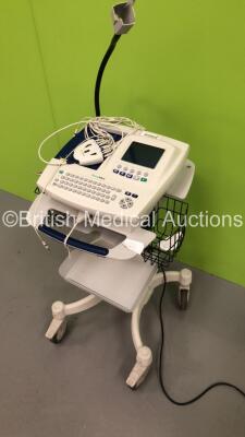 Welch Allyn CP200 ECG Machine on Stand with 1 x 10-Lead ECG Lead (Powers Up-Damage to Lead-See Photo) * SN 20010634 * - 12