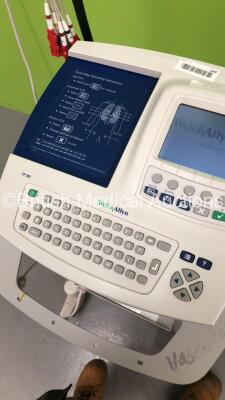 Welch Allyn CP200 ECG Machine on Stand with 1 x 10-Lead ECG Lead (Powers Up) * SN 20010137 * - 3