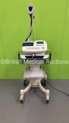 Welch Allyn CP200 ECG Machine on Stand with 1 x 10-Lead ECG Lead (Powers Up) * SN 20008201 *
