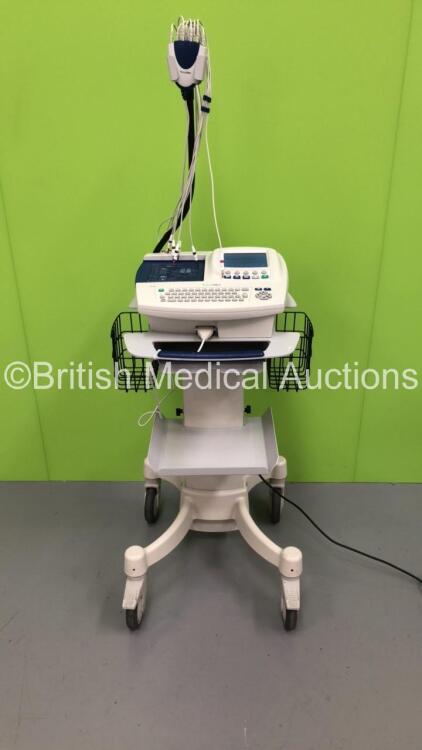 Welch Allyn CP200 ECG Machine on Stand with 1 x 10-Lead ECG Lead (Powers Up) * SN 20008201 *