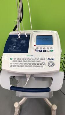 Welch Allyn CP200 ECG Machine on Stand with 1 x 10-Lead ECG Lead (Powers Up) * SN 20008201 * - 2