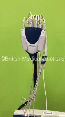 Welch Allyn CP200 ECG Machine on Stand with 1 x 10-Lead ECG Lead (Powers Up) * SN 20008201 * - 3