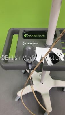 Verathon Bladderscan Prime Plus Bladder Scanner Ref 0570-0394 on Stand with 1 x Probe (Unable to Test Due to No Power Supply) * SN C1510000 * * Mfd 2019 * - 3