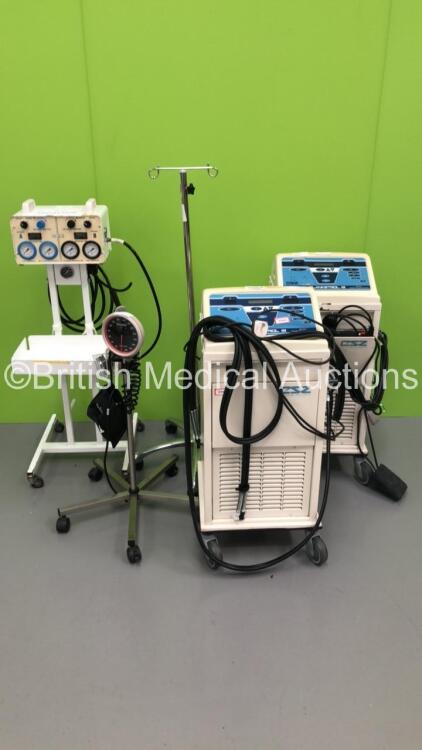 Large Mixed Lot Including 1 x Drip Stand,1 x Welch Allyn BP Meter, 1 x Anetic Aid Mk 3 Tourniquet and 2 x CSZ Blanketrol III Hypothermia Units (Both Power Up)
