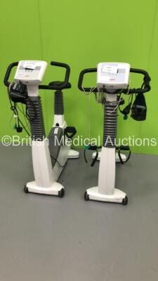 2 x Ergoline Ergoselect Bikes with Leads (Both Power Up) * SN 2009000298 / 2006001626 * * Mfd 2009 / 2006 *