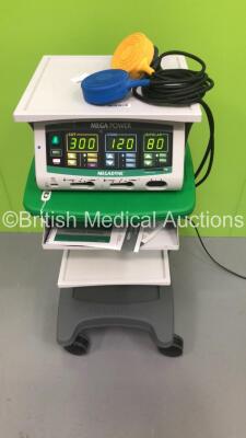 Megadyne Mega Power Electrosurgical / Diathermy Unit Ref 1000 on Stand with Footswitch (Powers Up) * S/N 171384001 *