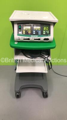 Megadyne Mega Power Electrosurgical / Diathermy Unit Ref 1000 on Stand with Footswitch (Powers Up) * S/N 171381001 *