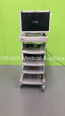 Karl Storz Stack Trolley with Storz WideView HD Monitor (Powers Up)