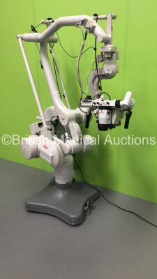 Leica WILD M695 Surgical Microscope (Incomplete) on Leica Mitaka Stand (Powers Up) *S/N OH-01394* - 2