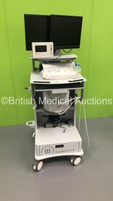 Medgraphics Cardiorespiratory Diagnostics Ultima Series Pulmonary Function and Gas Exchange System with Dual Monitors and SunTech Tango+ Monitor (Powers Up - CPU Missing) - 2