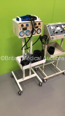 1 x Anetic Aid APT MK3 Tourniquet with Hoses and Cuffs and 1 x Thackray Orthopaedic Tourniquet on Stand with Hoses - 4