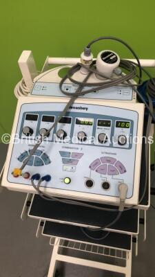 Shrewsbury Combination 3 Therapy Unit with Transducers and Accessories on Stand (Powers Up) - 2