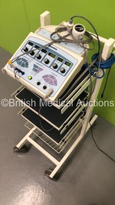 Shrewsbury Combination 3 Therapy Unit with Transducers and Accessories on Stand (Powers Up) - 4