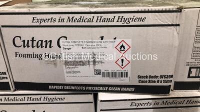 Pallet of Approx 75 Boxes of 6 Litres of Cutan Complete Foaming Hand Sanitizer *Exp 2022* - 3